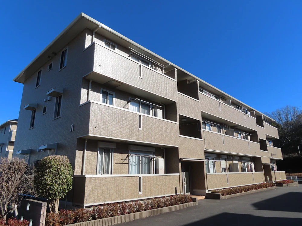 つくば市 大和ハウスのマンションの外壁クリア塗装 施工後