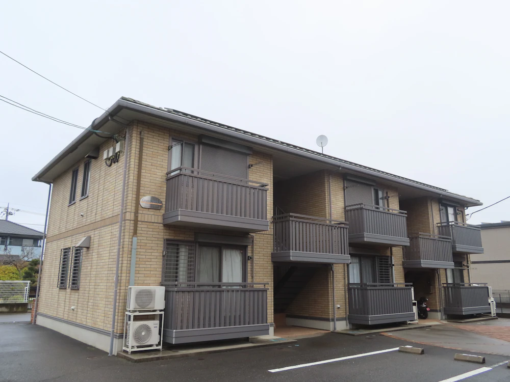 栃木市　アパートの外壁塗装 施工前