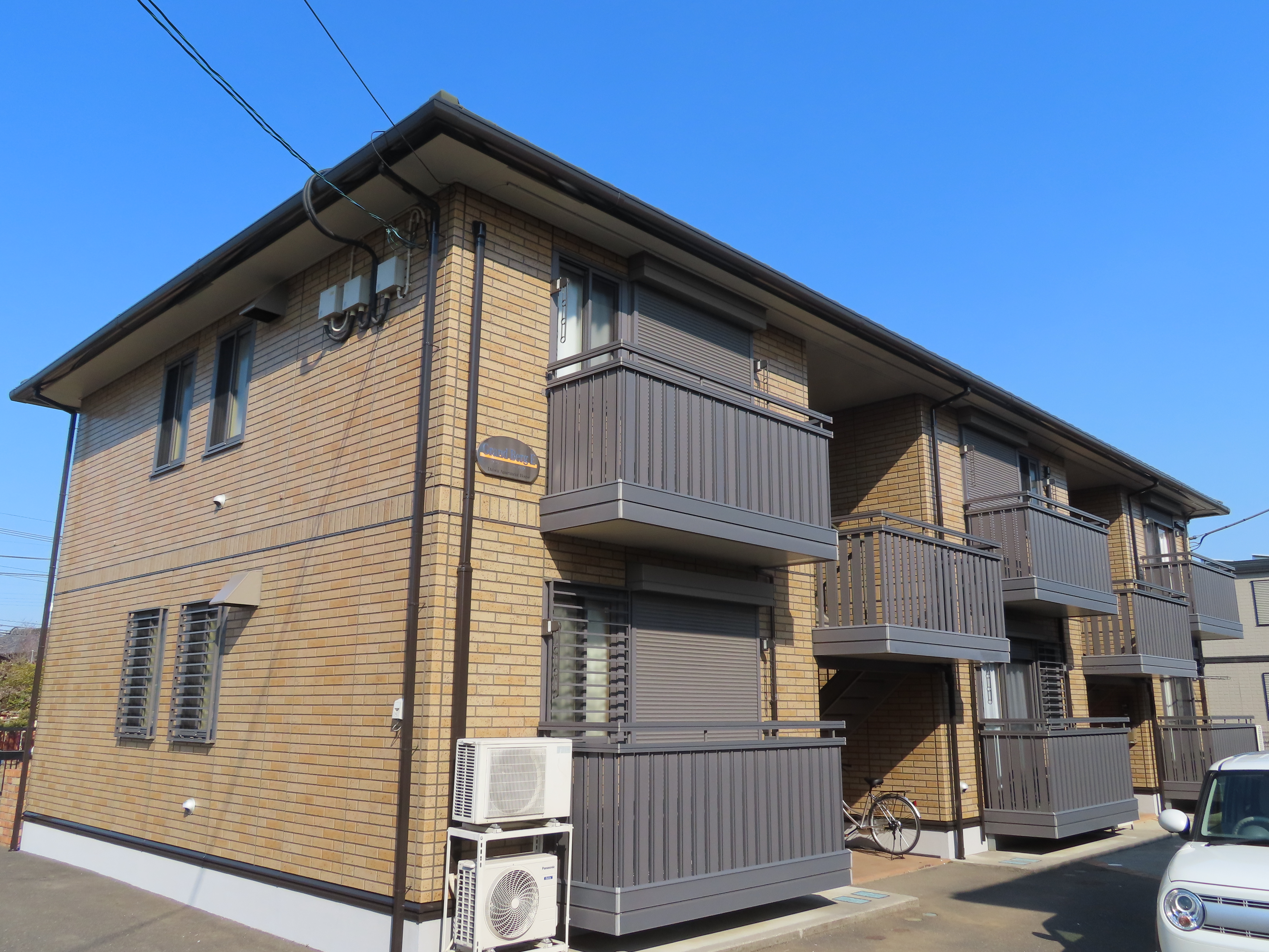 栃木市　アパートの外壁塗装