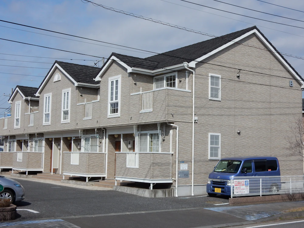 土浦市おおつ野 大東建託のアパートの外壁塗装 施工前