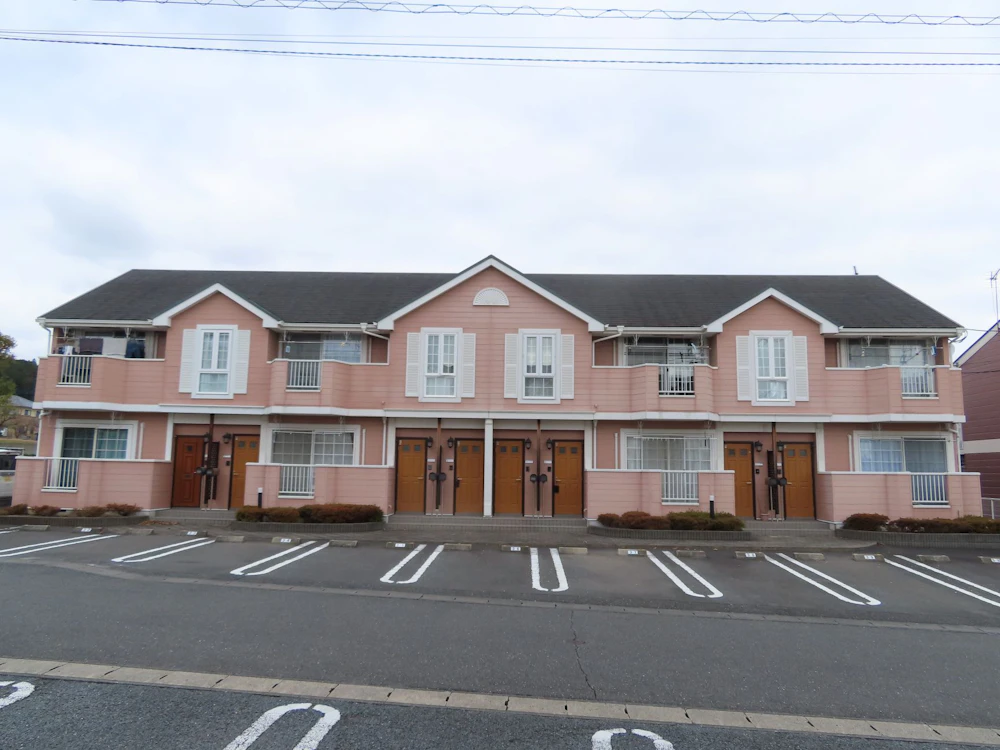 日立市 大東建託のアパートの屋根・外壁塗装 施工前