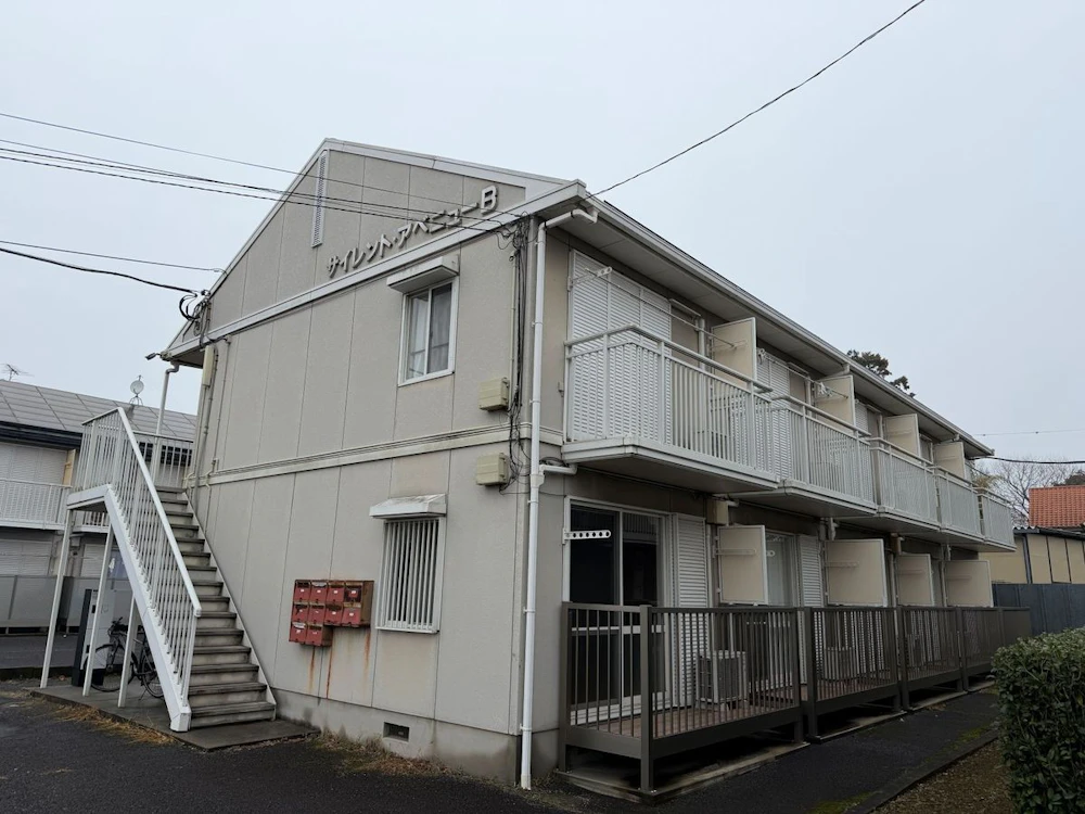 土浦市 アパートの屋根・外壁塗装 施工前