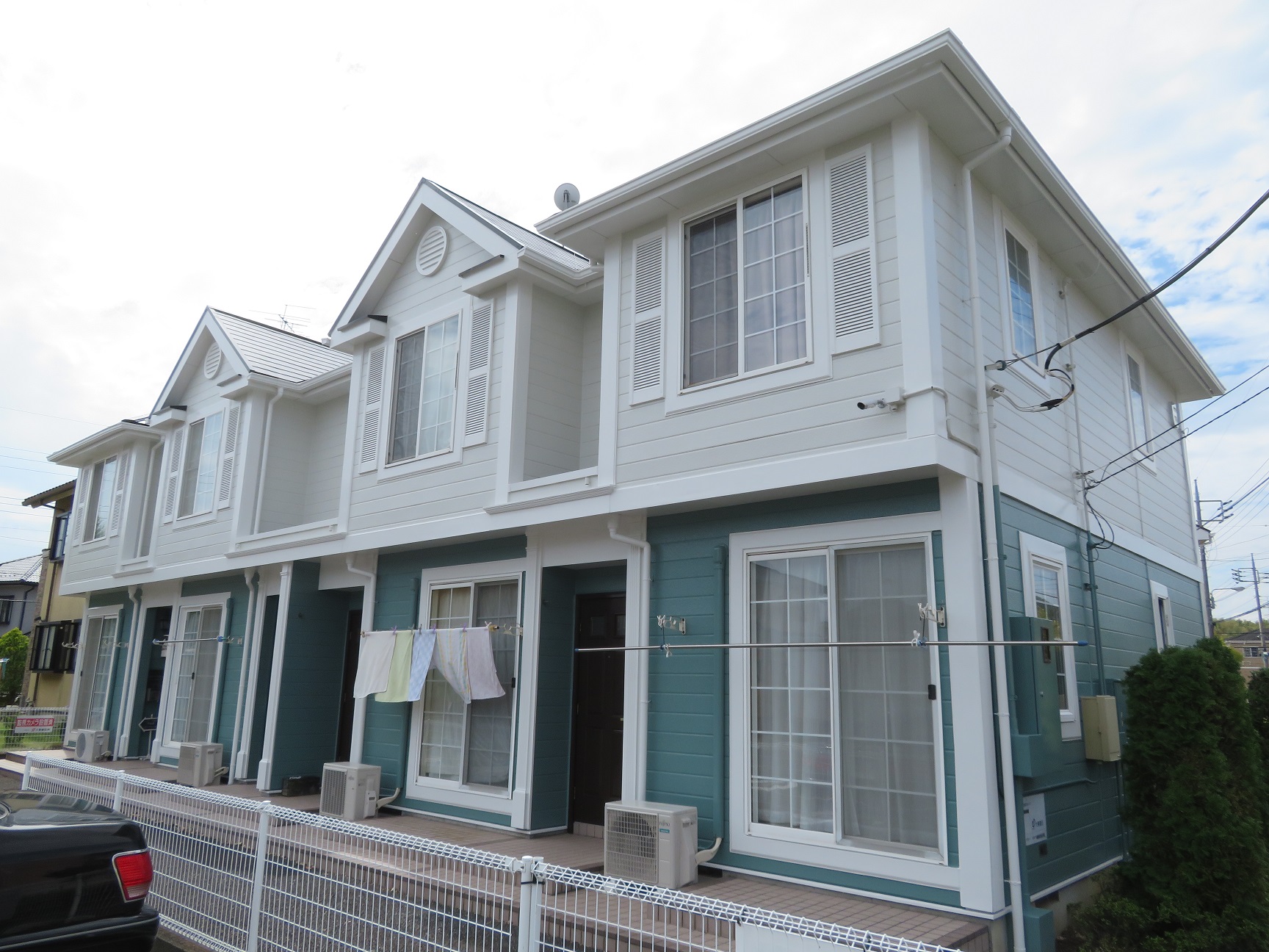 龍ケ崎市 アパートの屋根・外壁塗装（その2）