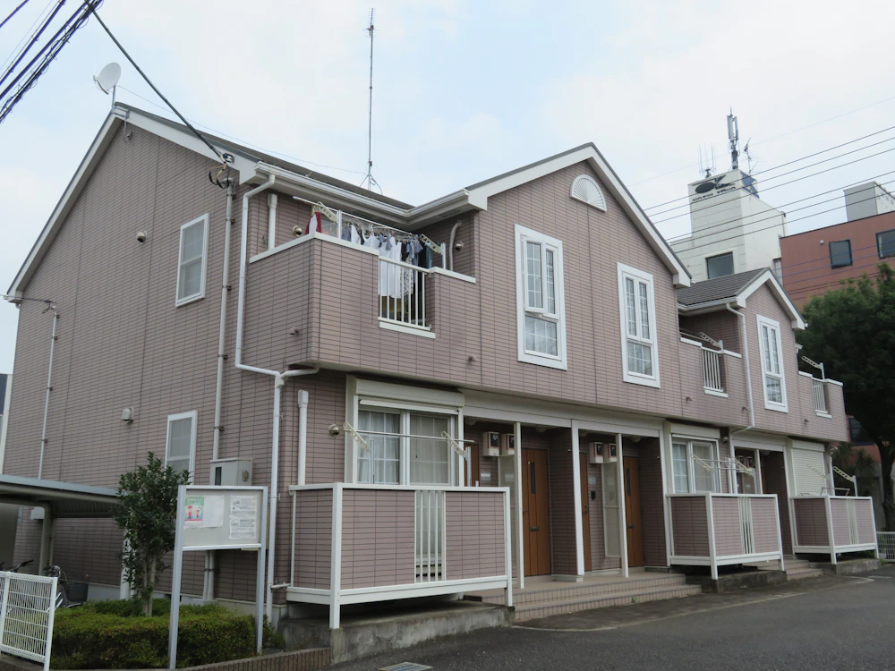 つくば市東光台 大東建託のアパートの屋根・外壁塗装 施工前