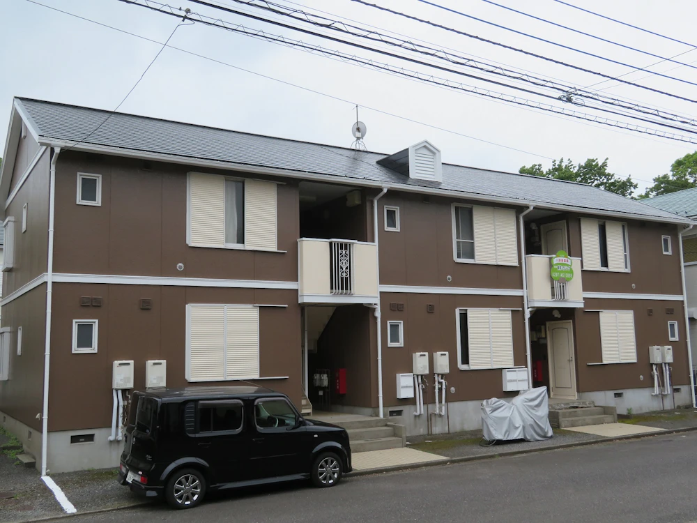 守谷市 アパートの屋根・外壁塗装（その4） 施工後