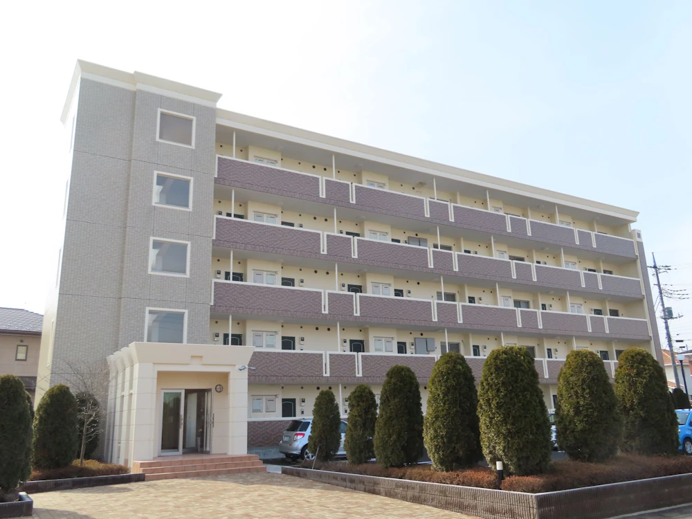 結城市 マンションのタイル外壁クリア塗装・ALC外壁の塗り替え塗装 結城市 マンションのタイル外壁クリア塗装・ALC外壁の塗り替え塗装 施工後