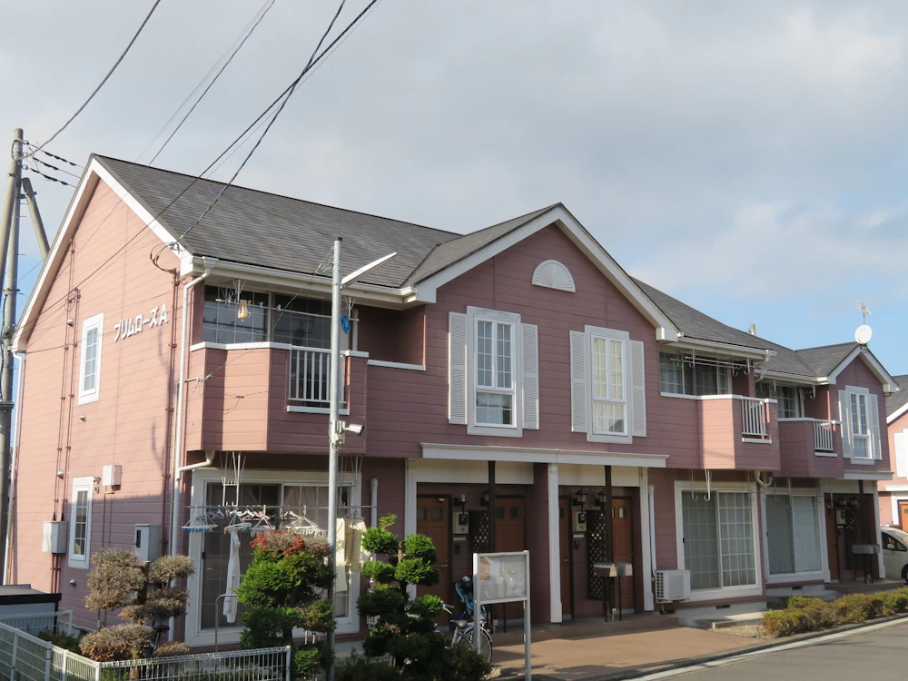 小美玉市 アパートの屋根・外壁塗装 施工前