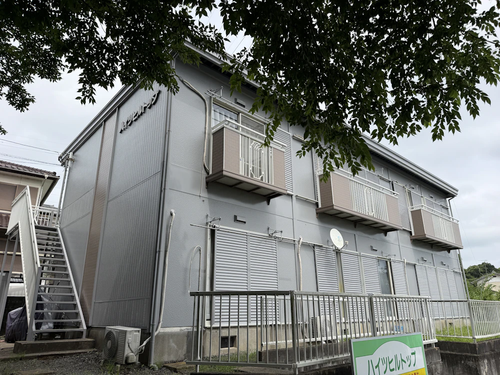 石岡市 パナホームのアパートの屋根・外壁塗装 石岡市　パナホームのアパートの屋根・外壁塗装❶ 施工後