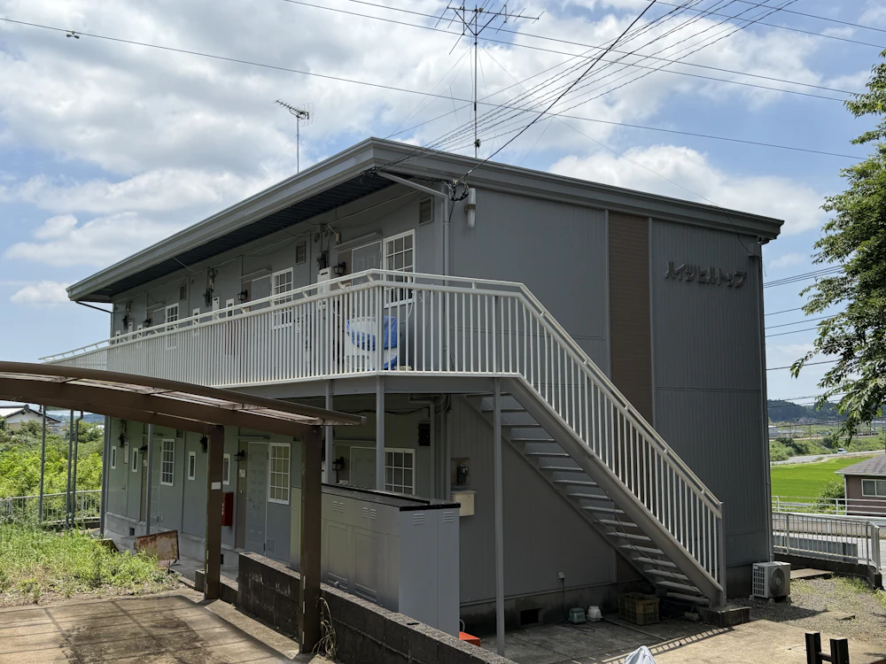 石岡市 パナホームのアパートの屋根・外壁塗装 石岡市　パナホームのアパートの屋根・外壁塗装❷ 施工後