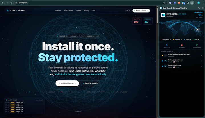 ブラウザ保護拡張「Zevr Guard」の開発