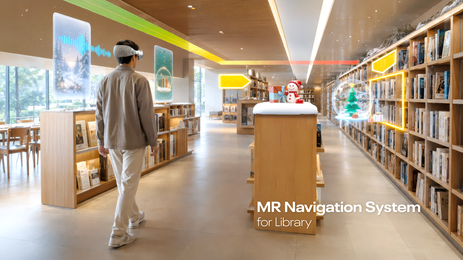 MR Navigation System for Library