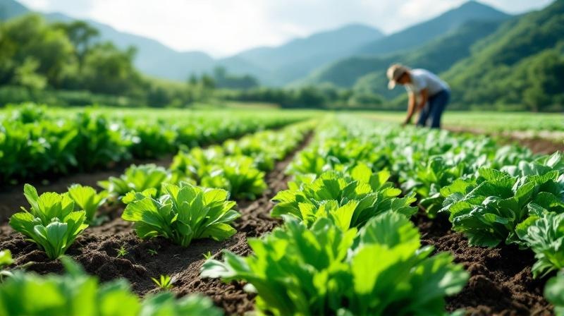 6月栽培野菜カレンダーにおけるStep1：6月栽培カレンダーの作成と品種選択の様子