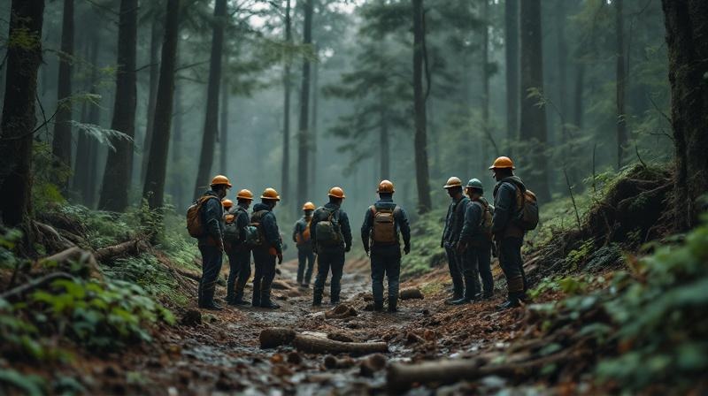 立木材積計算方法における立木材積計算の全体像の様子