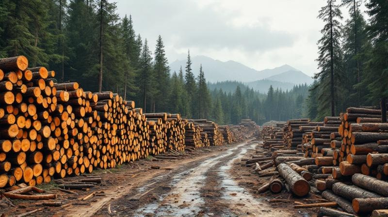 木材価格動向2025における現場への影響:素材生産から加工までの様子