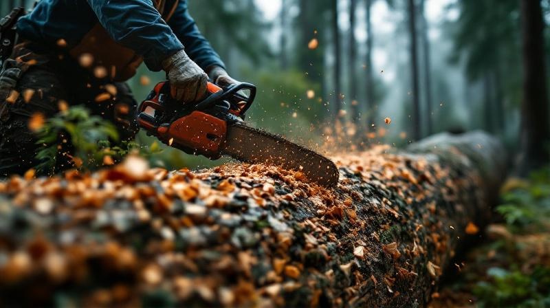 チェーンソーの資格におけるなぜ資格取得と現場運用で失敗するのかの様子