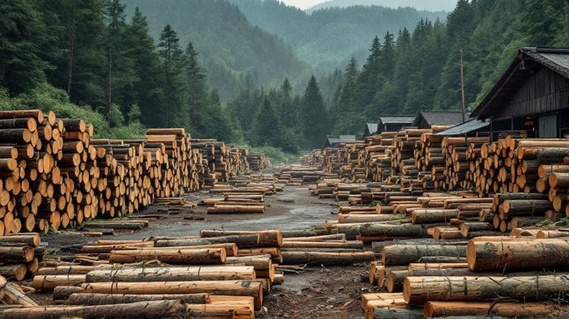 木材価格動向2025における現場への影響：素材生産から加工までの様子