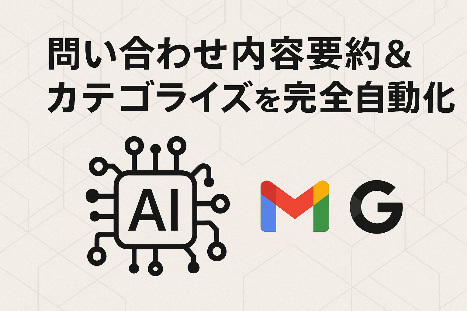 問い合わせ内容要約&カテゴライズを完全自動化！