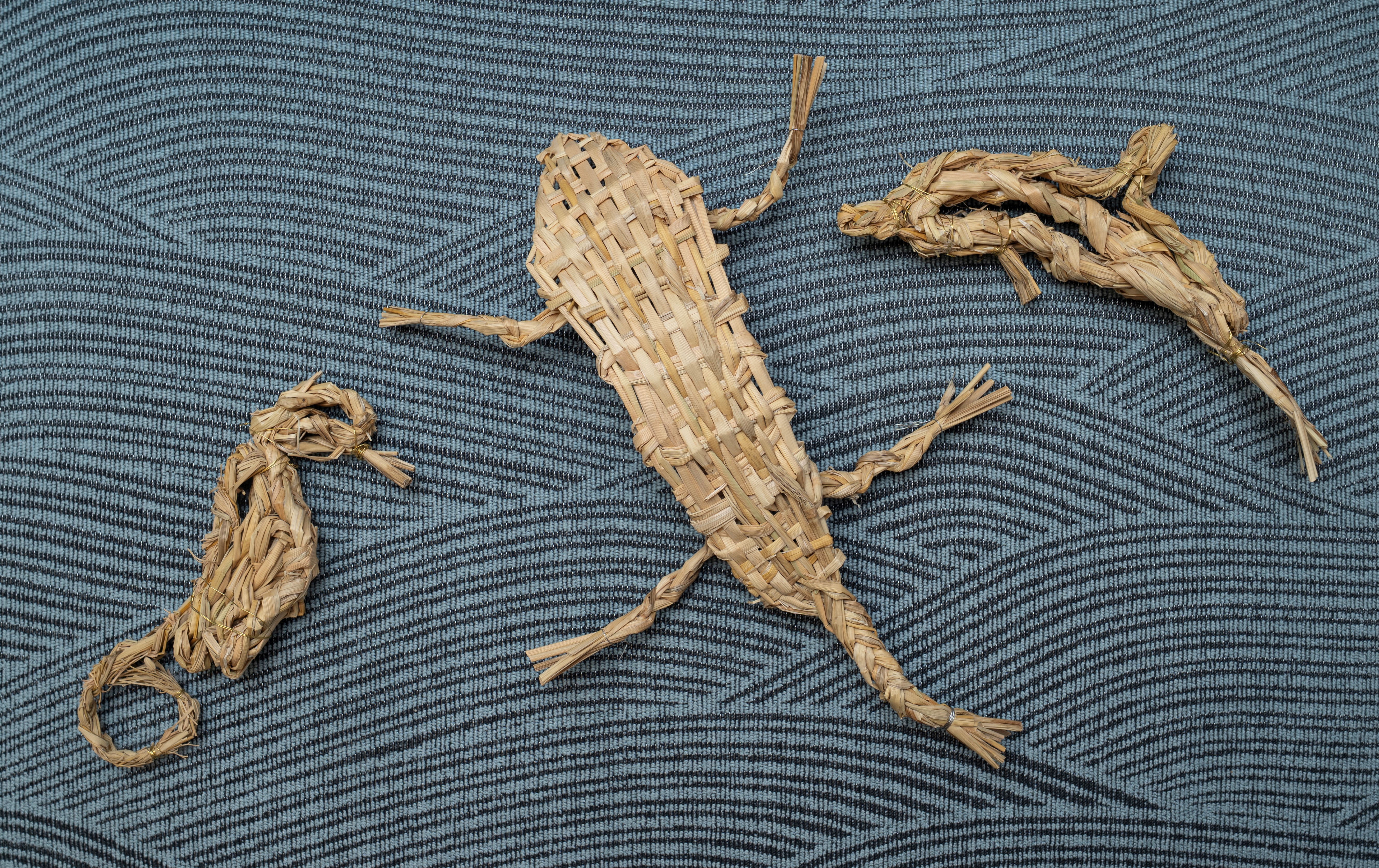 実りある豊かな1年を願い、テーマは“豊作祈願” 「オオサンショウウオ