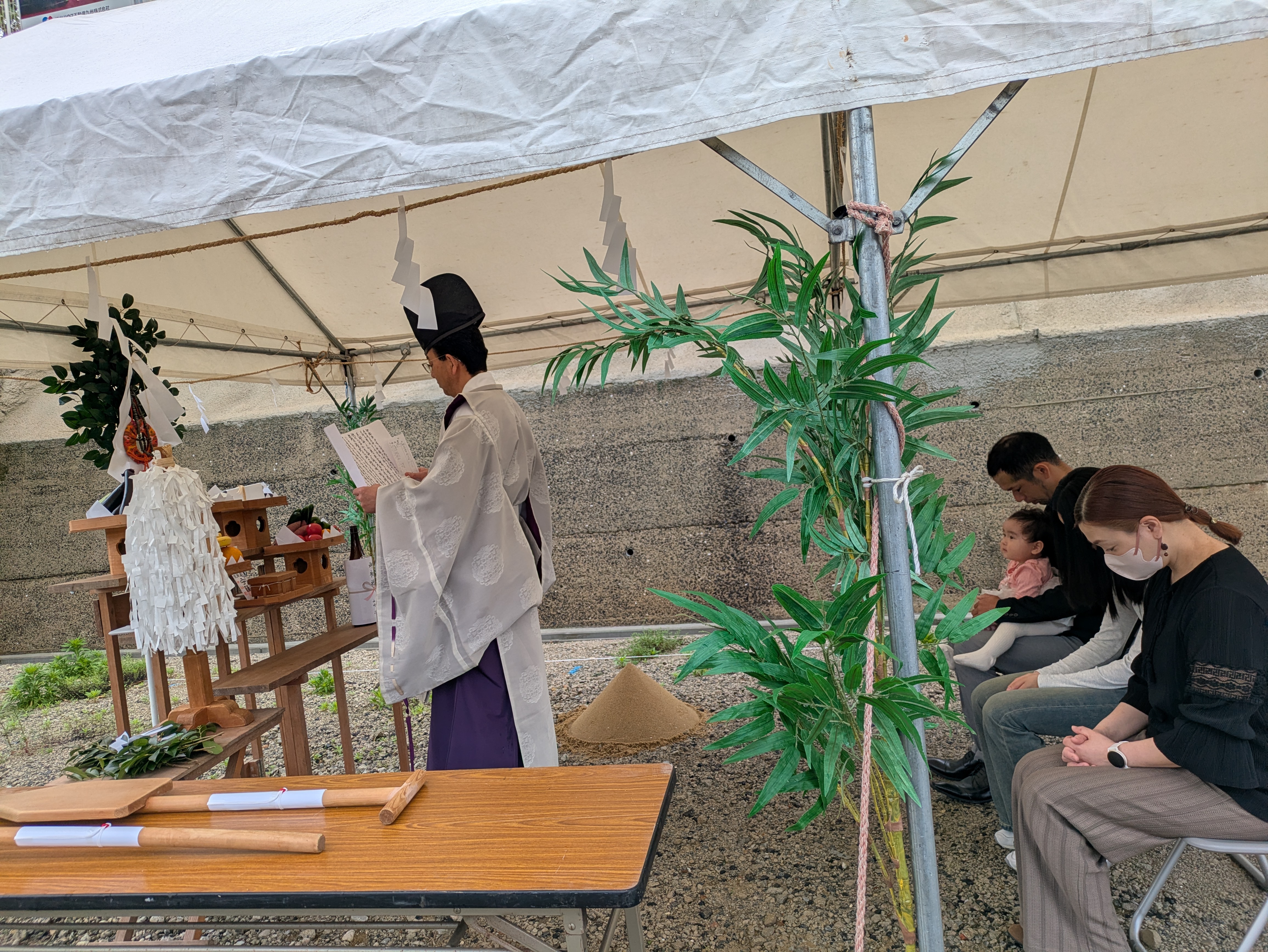 佐世保市新田町Y様邸 祝詞奏上