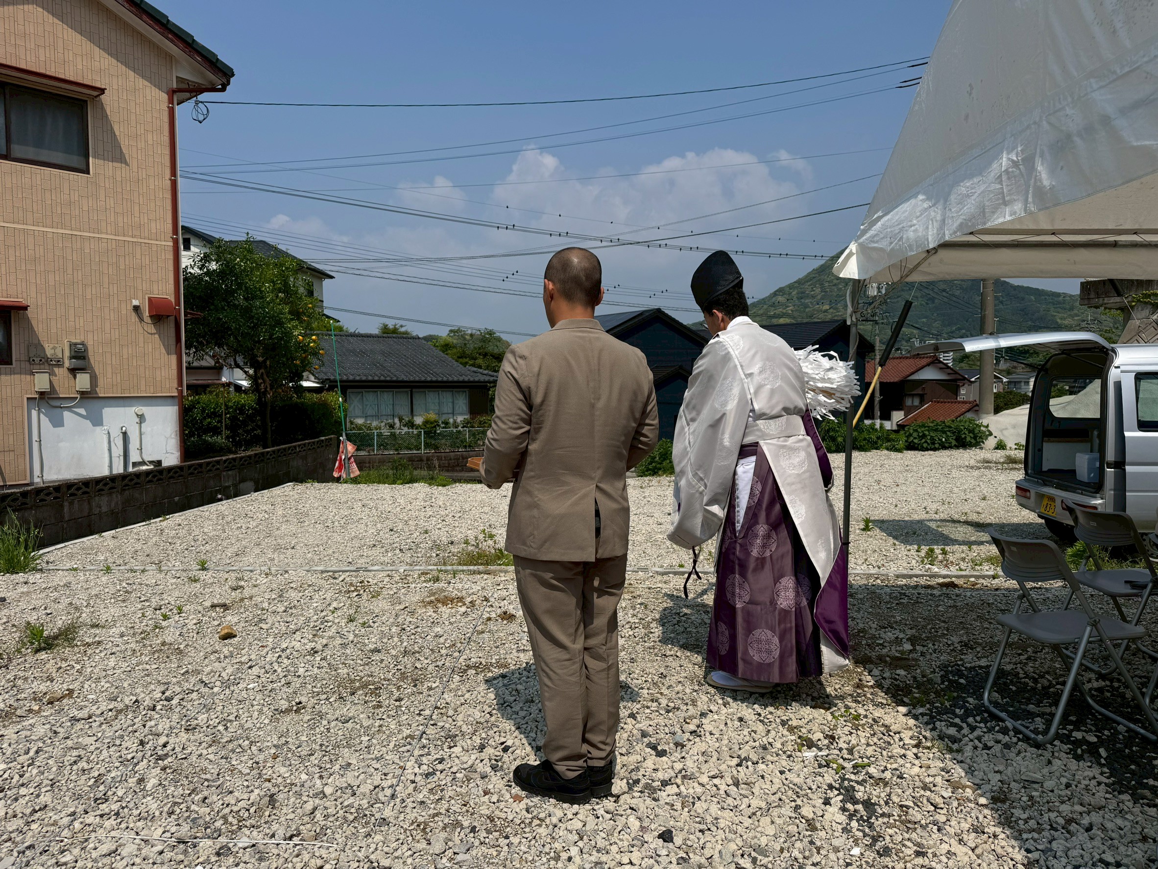 佐世保市新田町S様邸 敷地全景