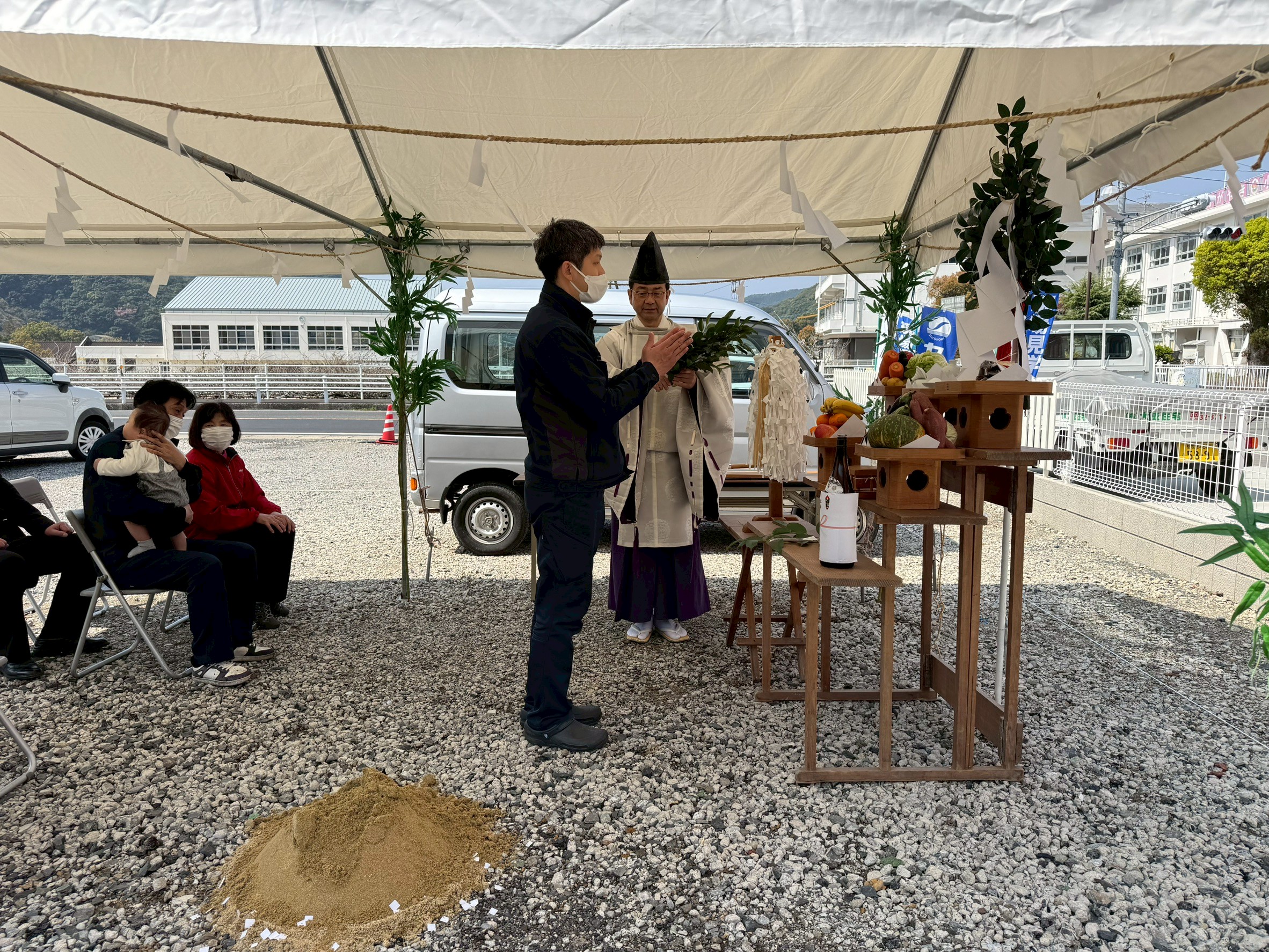 施主様による玉串奉奠
