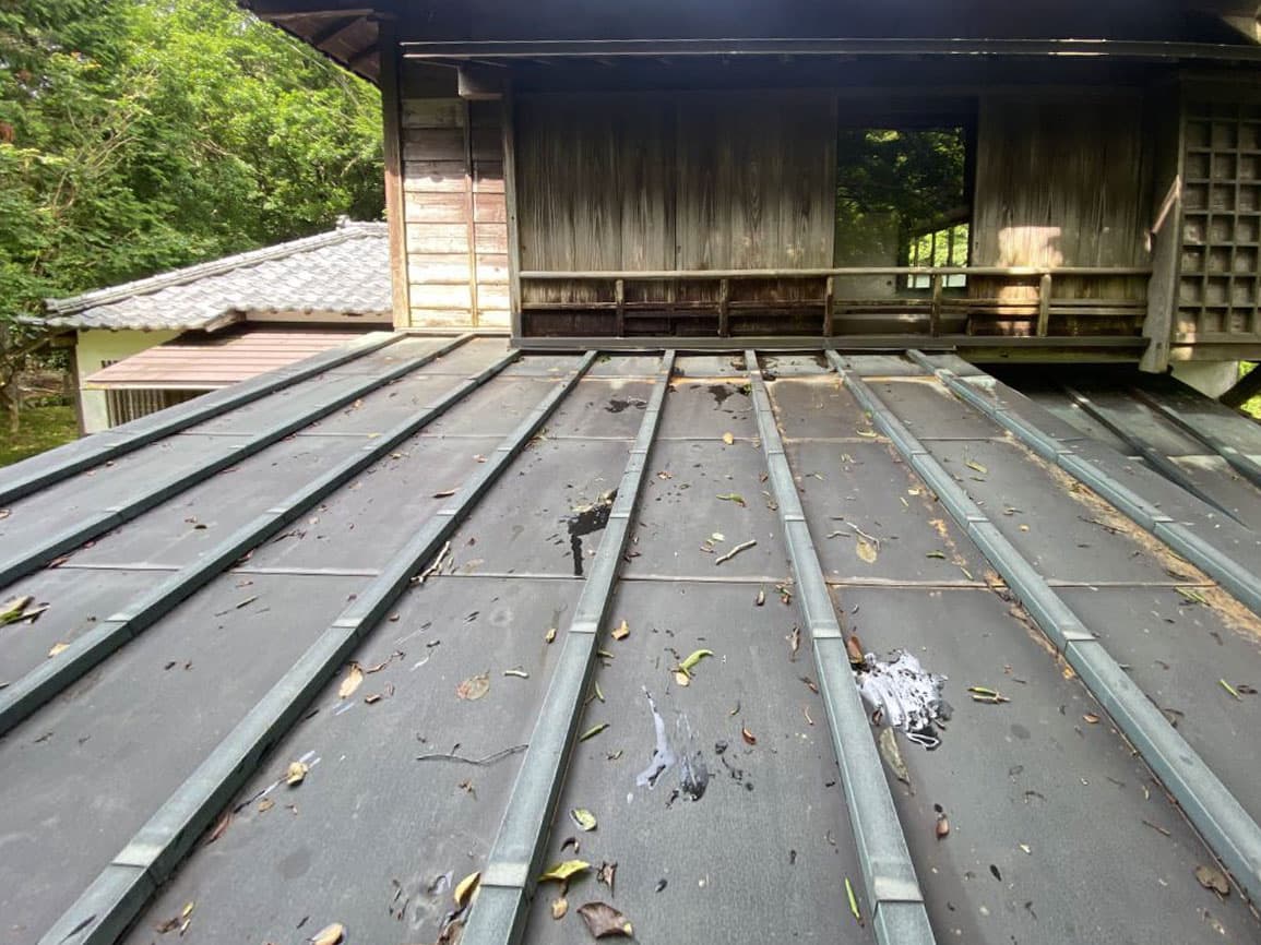 旧井上靖邸屋根改修工事 - 画像3