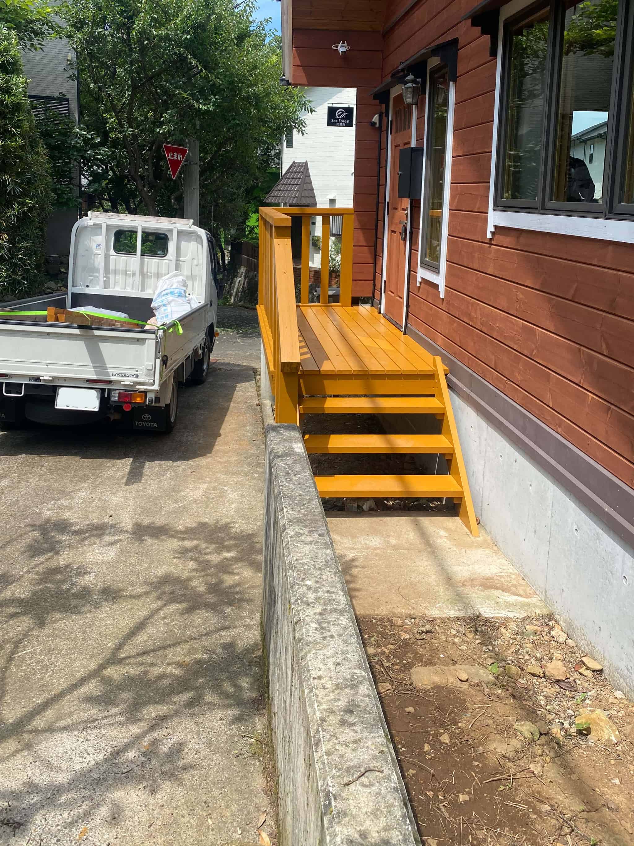 玄関アプローチ・ウッドデッキ改修工事 - 画像4