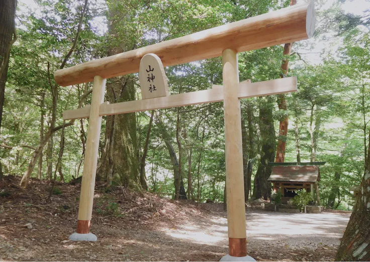 天城神社　鳥居改修工事