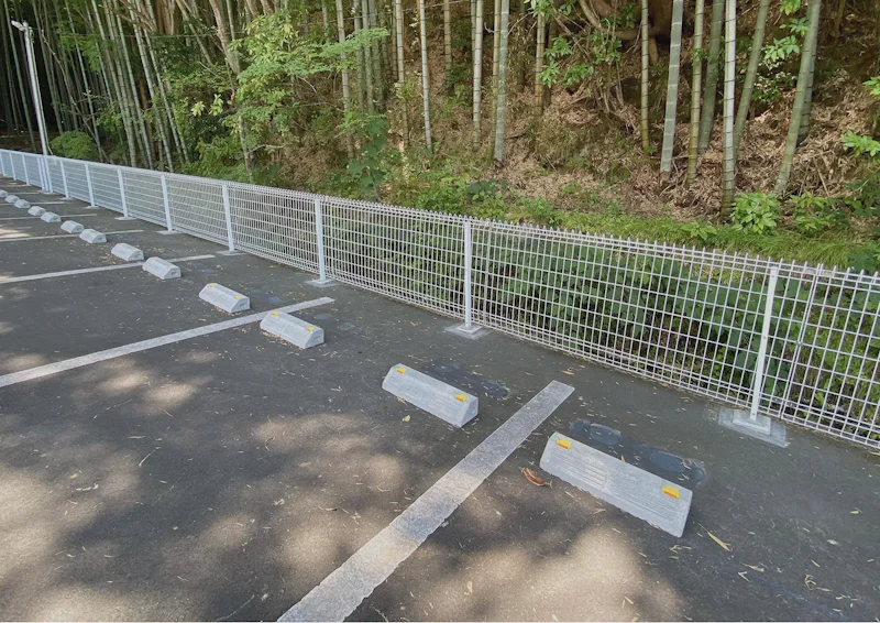 駐車場 フェンス設置工事