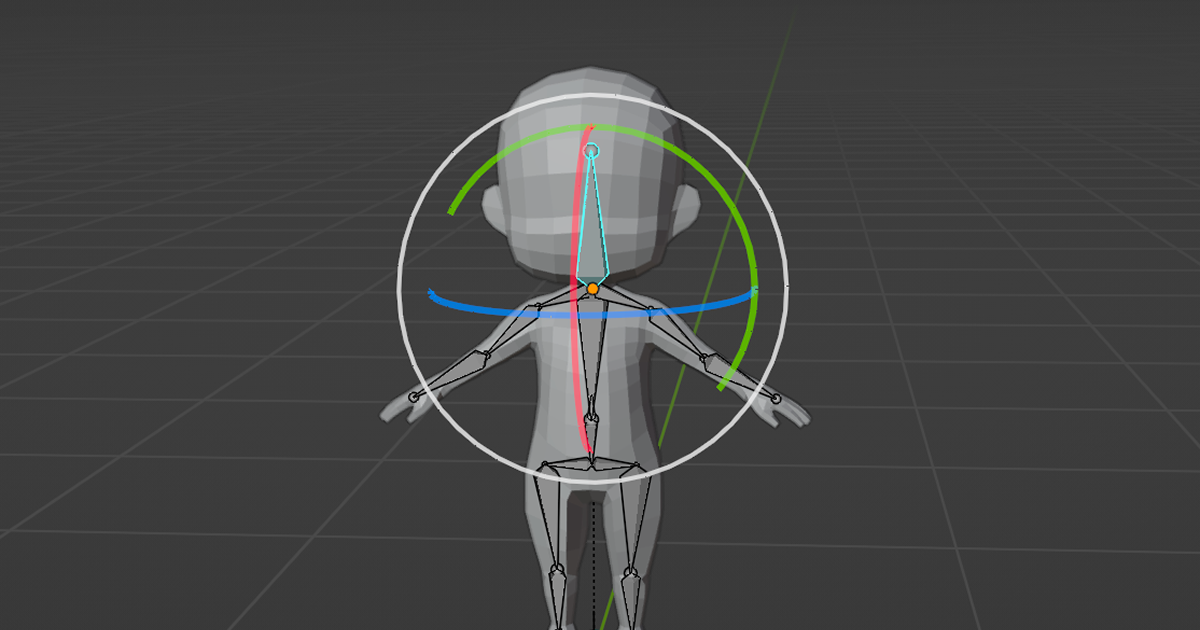【Blender備忘録】ふとキャラクターを動かしたくなった時のためのメモのサムネイル画像