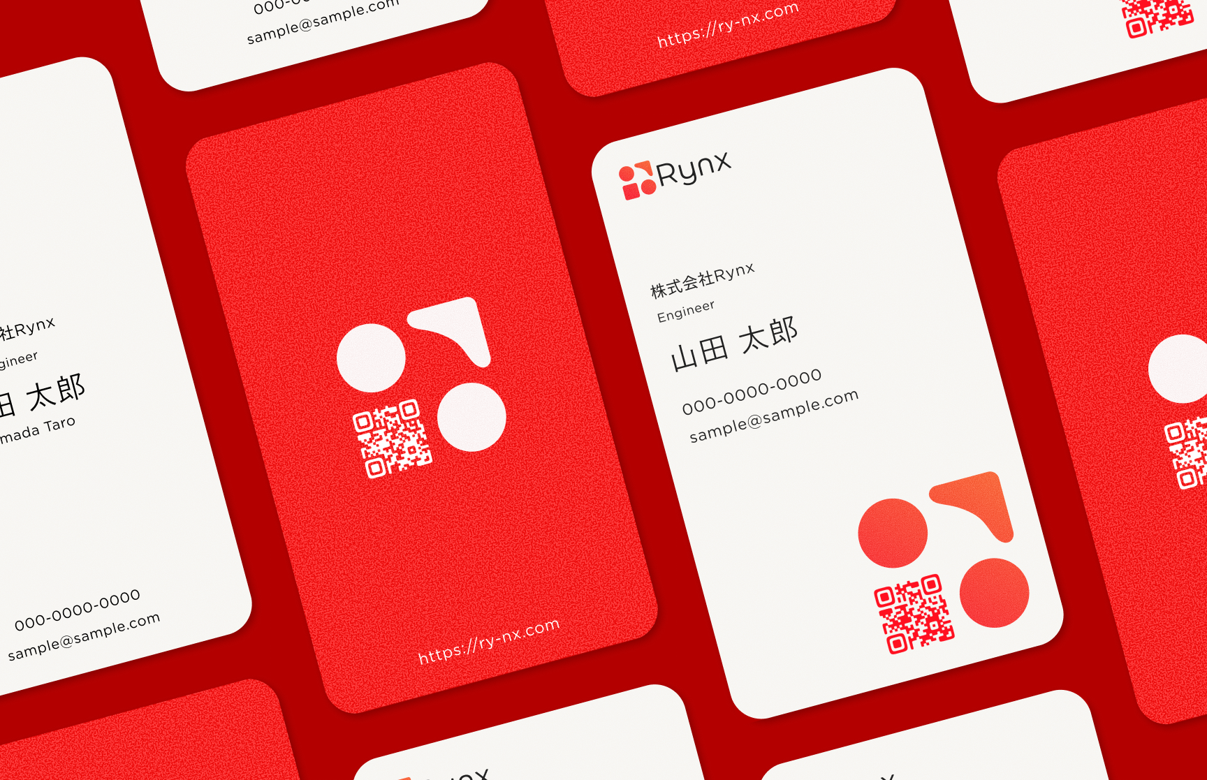 株式会社Rynx様　コーポレートサイトリニューアル&名刺作成