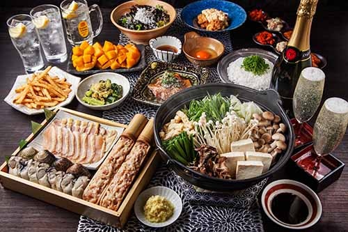 【特別プレミアム飲み放題2h付】大相撲コラボ特選醤油ちゃんこ鍋コース(ノベルティ付)