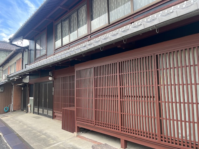 木造住宅　木部塗装