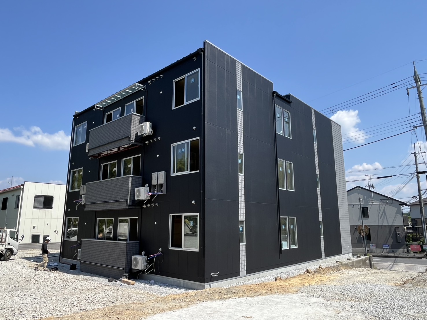 ３階建ALCアパート塗装工事