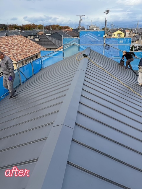 カラーベストのカバー工法