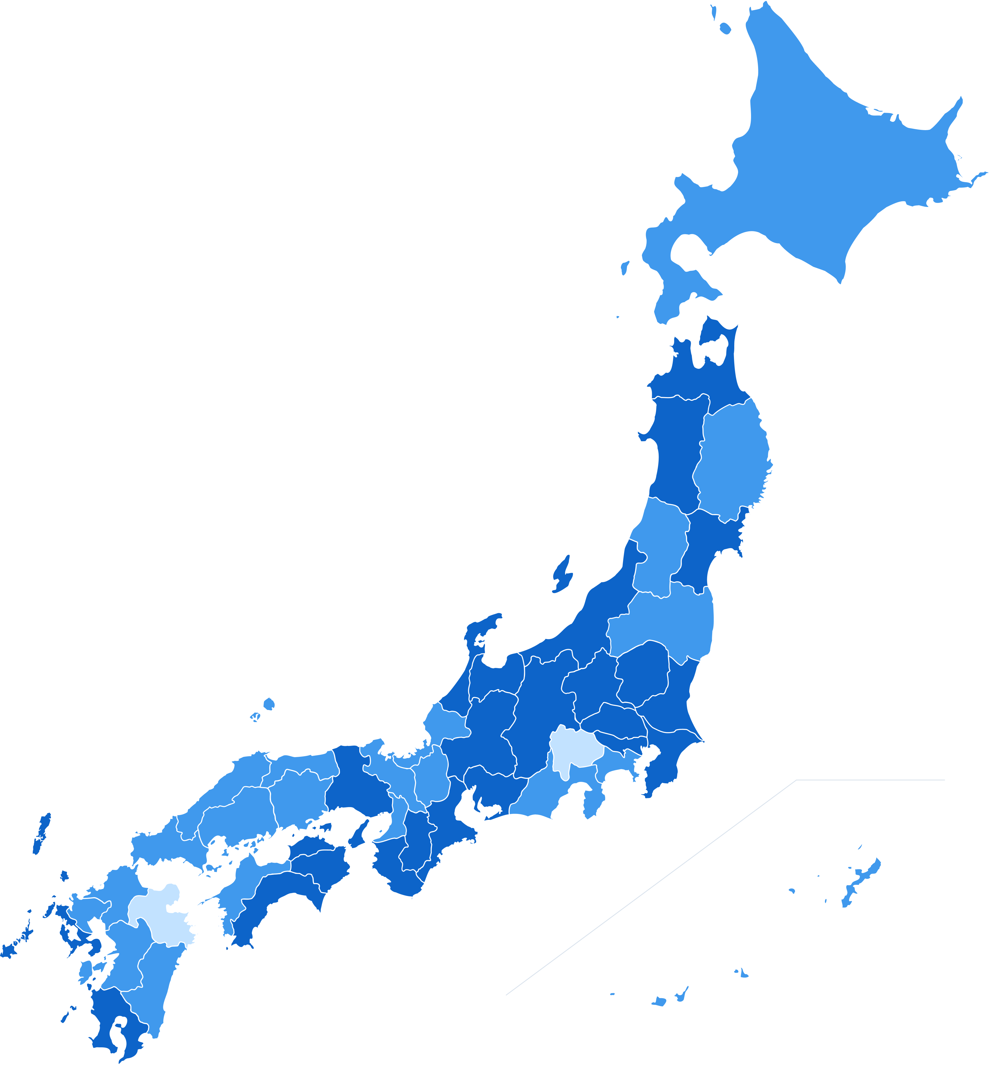 日本地図 CloudSignの導入状況