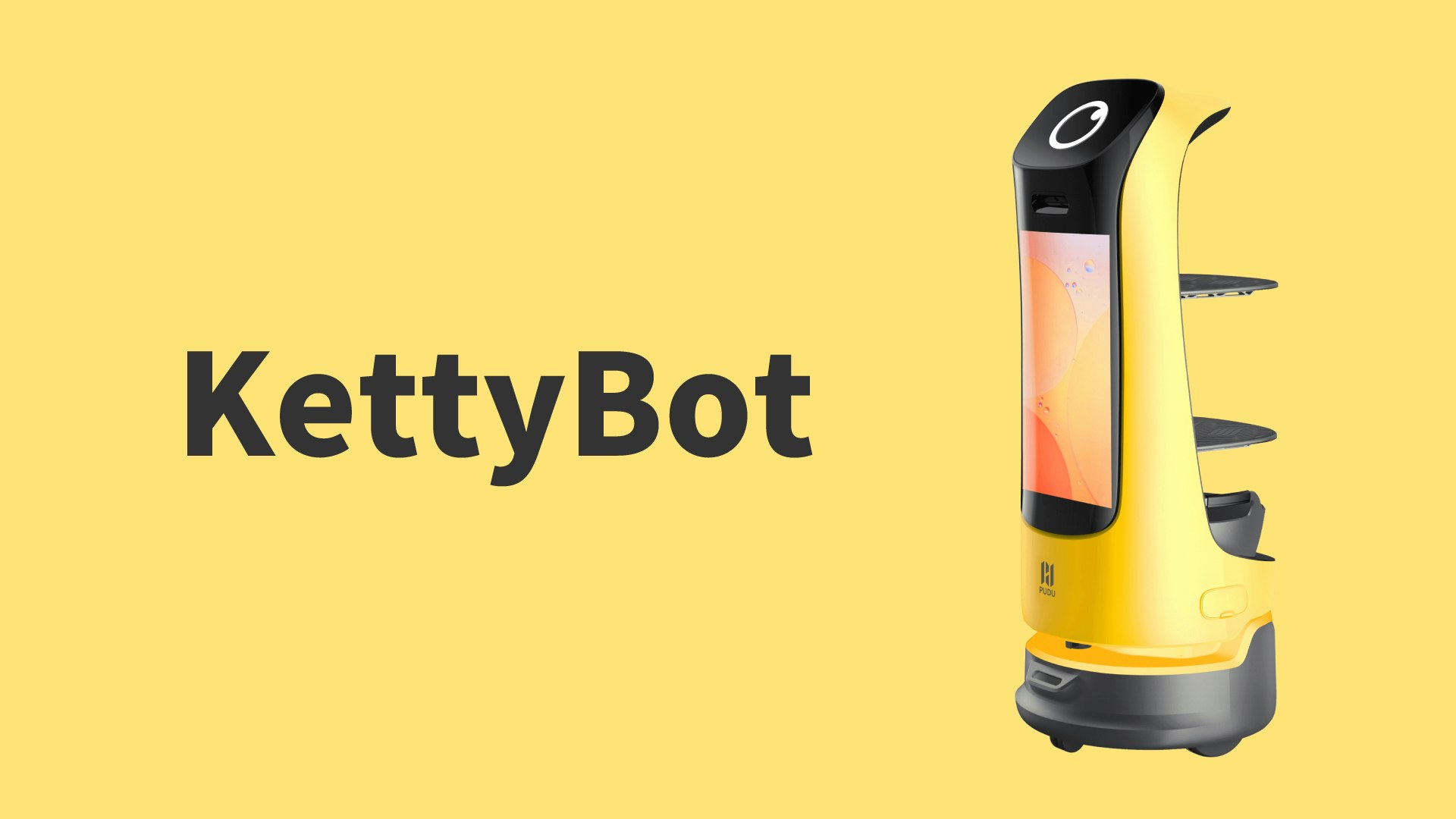 55cmの道幅もスイスイ！
配膳ロボット「KettyBot」のキービジュアル