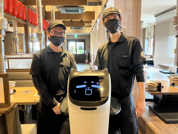 焼肉屋導入事例】くたみやさま｜小回りの効く小型配膳ロボット「KEENON