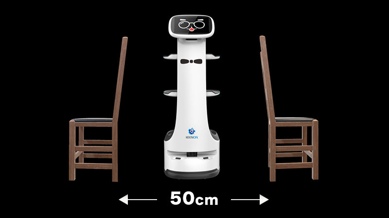 小型配膳・運搬ロボット「KEENON T8」 | DFA Robotics