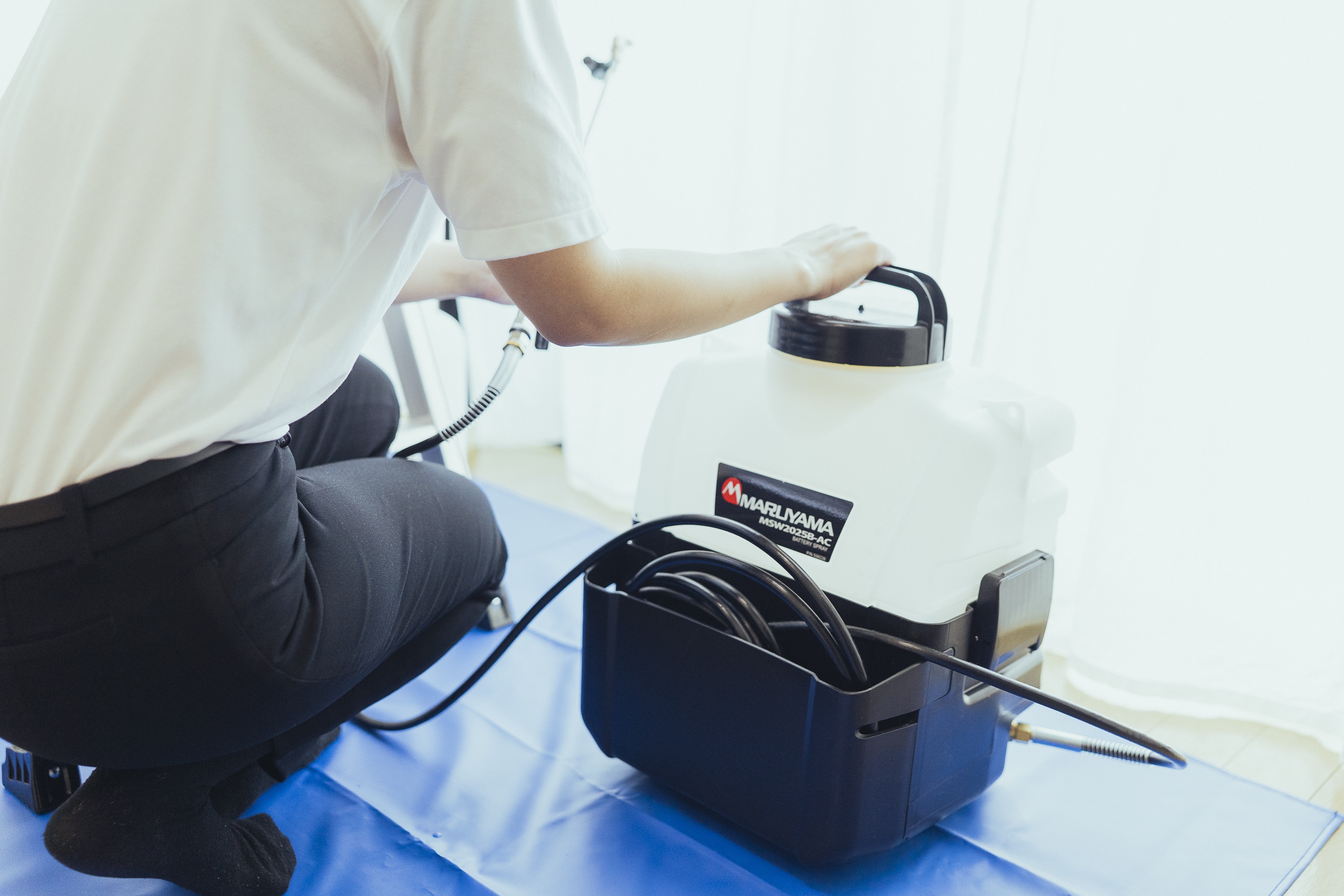 エアコンクリーニングのプロの道具