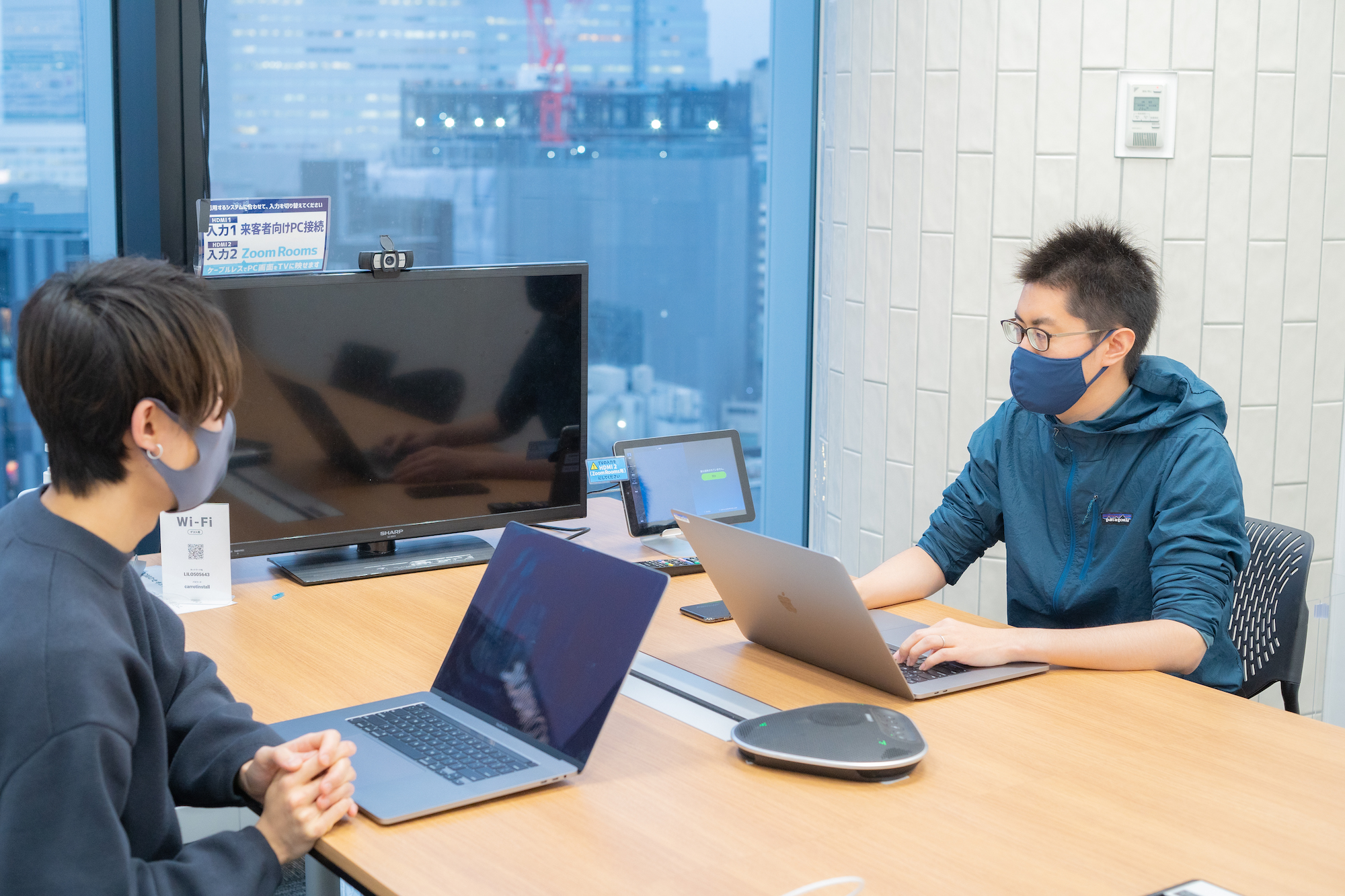 千葉さんインタビューの様子