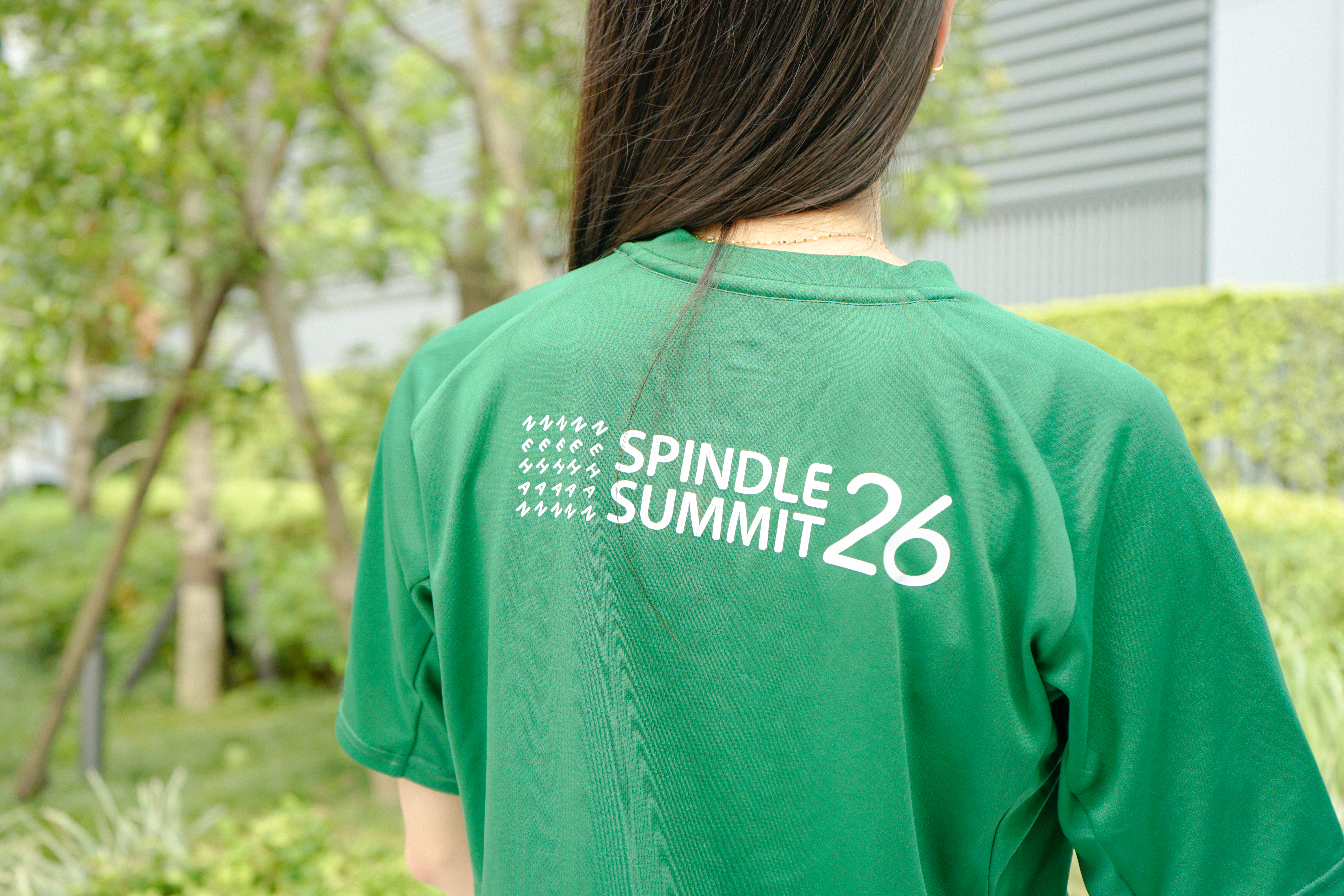 Spindle SUMMIT2026サッカーユニフォームの後ろ姿