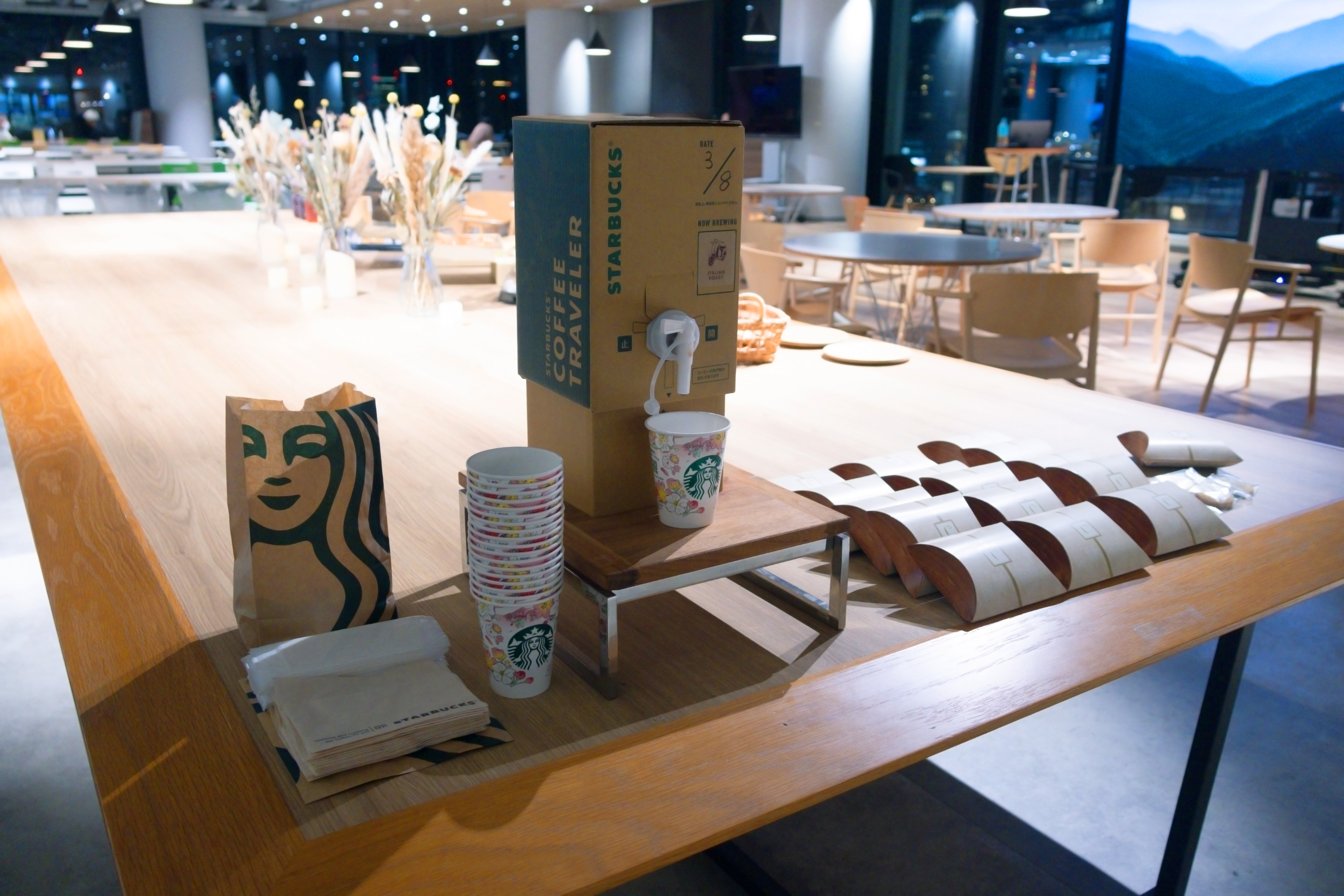 コーヒーとクッキー