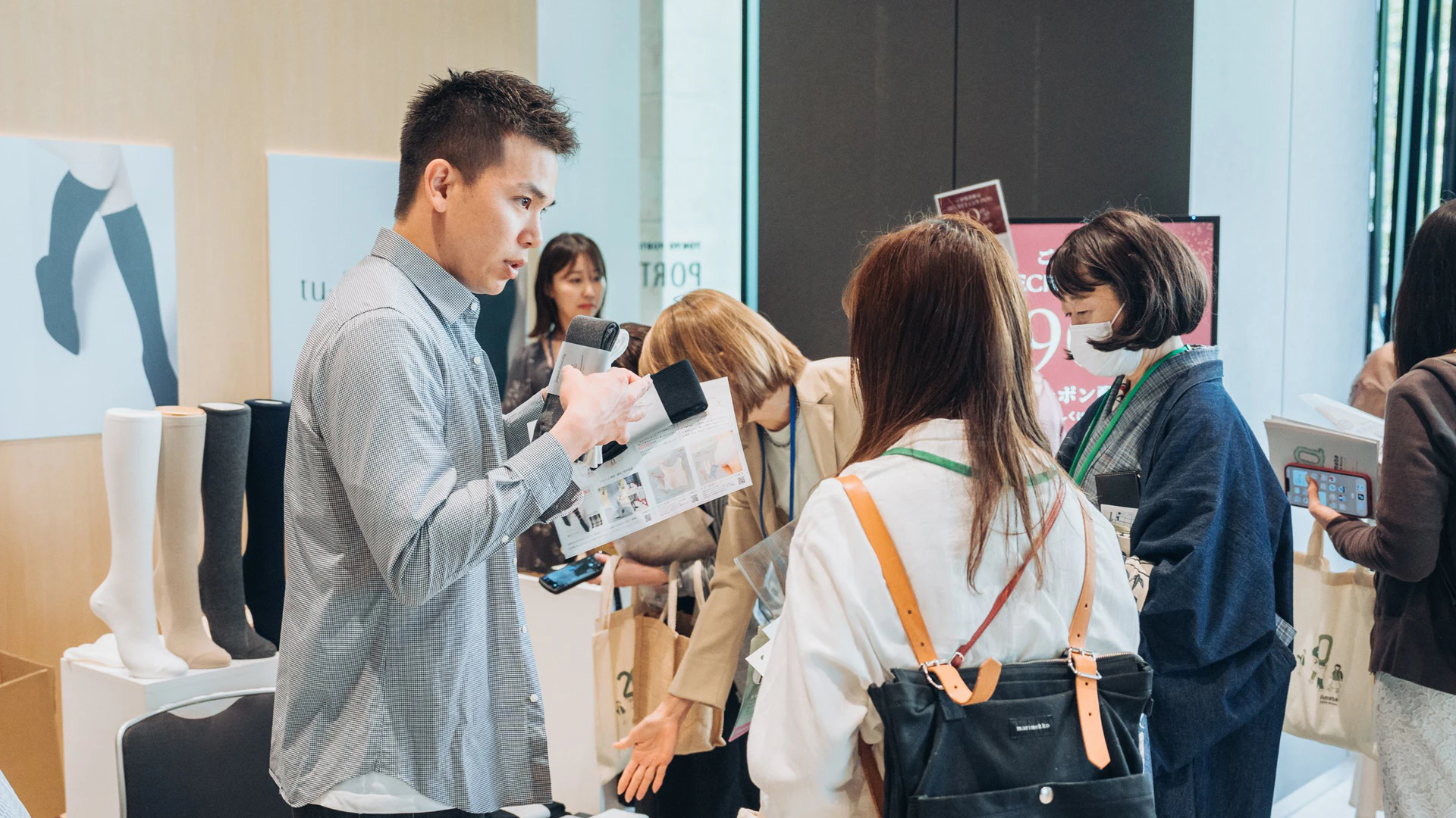 健康fanブースの様子