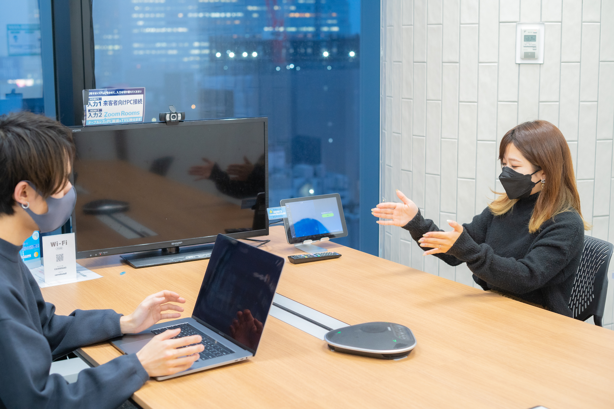鷹取さんインタビューの様子