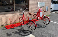 自転車シェアリングの「チャリチャリ」の専用ポートが設置されました。