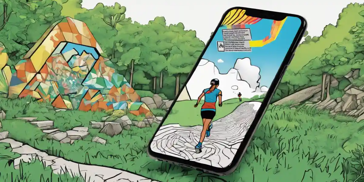 Augmented Trail Running: Blending Art and Nature