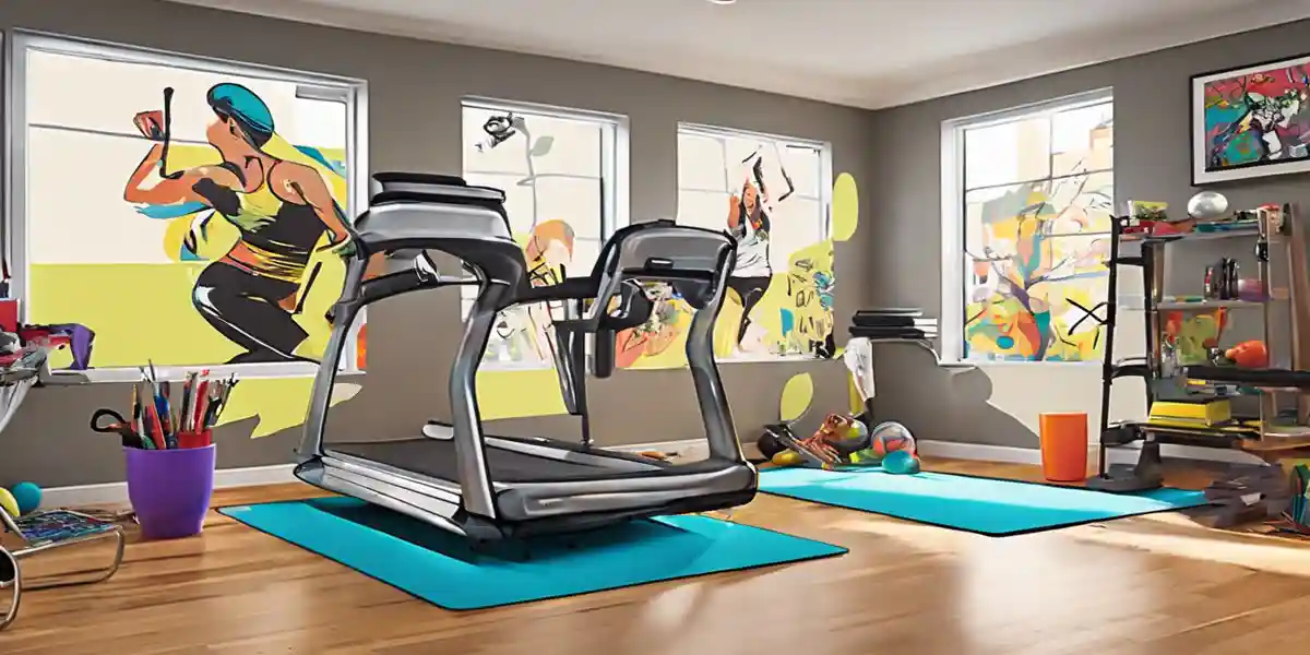 Setting Up an Artistic Workout Space at Home