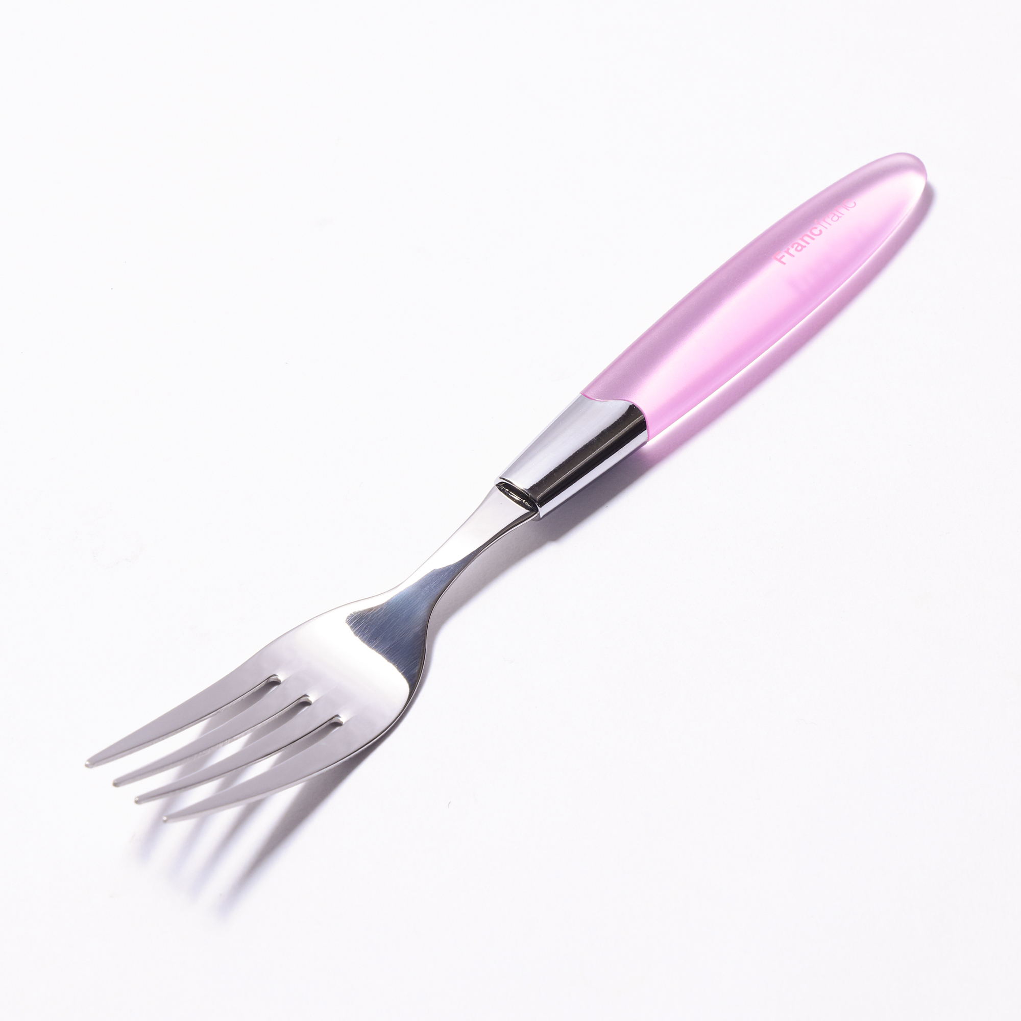 クリアハンドル ディナーフォーク（800円）