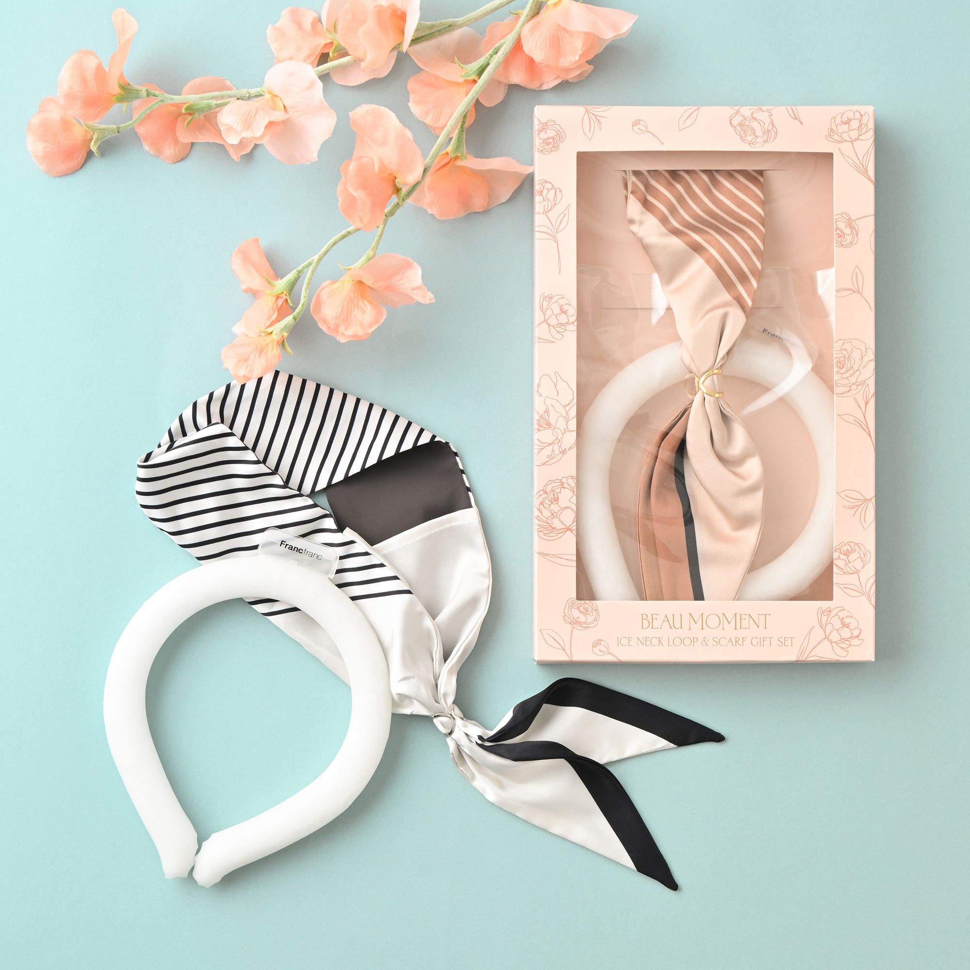 ビューモマン アイスネックループ&スカーフギフトセット